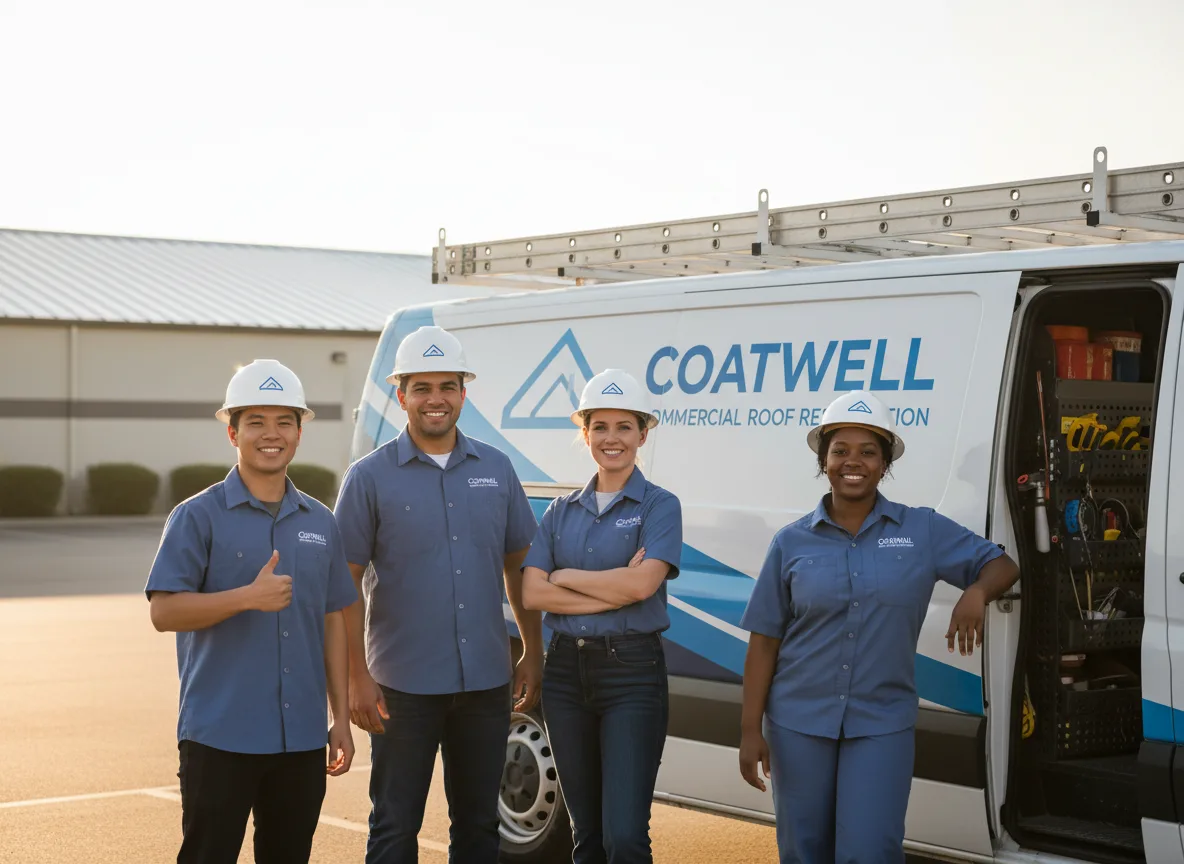 Commercial roof coating company in Frankford, MO